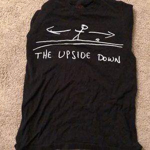 The upside down stranger things t shirt